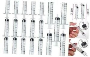 30 Pack Large Syringes, Large Plastic Garden Industrial Syringes for 10ML , 5ML
