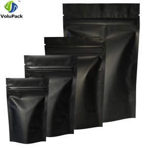 High Quality 100pcs Heat Seal Zip Lock Package Bags Aluminum Foil Mylar Tear Not