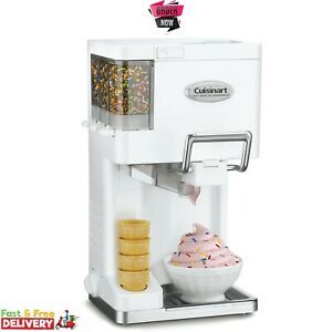 Ice Cream Maker Soft Serve Countertop Automatic Yogurt Freezer Machine