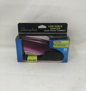 Swingline Quick Touch Low Force Compact 15 Sheet Capacity Jam Free Stapler New