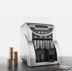 Royal Sovereign Coin Counter Machine w/Fast Sorting Digital LCD FS-2D Open Box