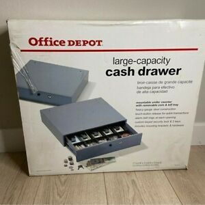 Office Depot Large-Capacity Manual Cash Drawer