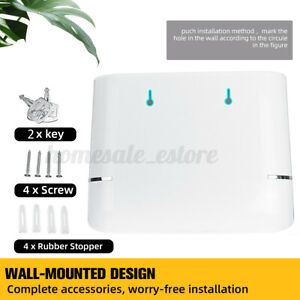 Bathroom Paper Towel Dispenser Tissue Box Holder Wall Mounted Toil
