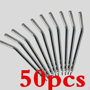 50PCS Dental Air Water Spray Syringe Autoclavable Metal Alloy Nozzles/Tips MSY
