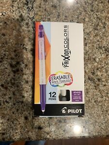 Pilot Frixion Eraseable Marker Pens- Purple- 12 Pack