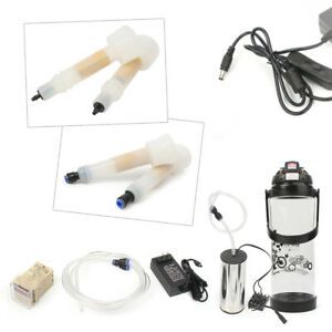 3L/0.8Gal Cow Milker Electric Milking Machine Farm Cows Impulse Pump Bucket