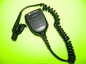MOTOROLA RMN5067B COMMANDER II REMOTE SPEAKER RADIO MIC XTS3000 5000 W/ 3.5 MM