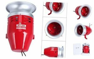 Motor Horn Siren Buzzer MS-390 AC 110V 1.5A 125DB Decibel Security