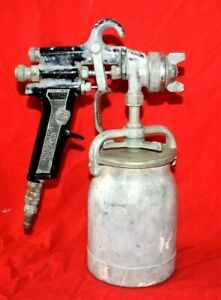 BINKS MODEL 7 Auto Car Body Paint Spray Gun with Original Tank Serial 283287