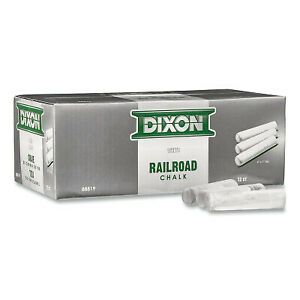 WHITE RAILROAD CRAYON CHALK 4&#034;X1&#034; 88819  - 1 Each