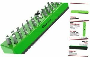 Hex Bit Organizer with Magnetic Base | Magnetic Hex Bit Organizer for Green