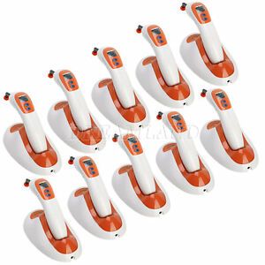 Denjoy Dental Cordless 5W LED Curing Light Lamp w/Light Meter 2200mW D6-ORA TH