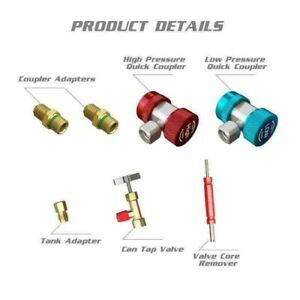 1/2ACME To 1/4SAE Side Connector 100% Brand New Asy To Instal Can Tap Valve Core