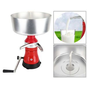 Household 80L Manual Aluminum Milk Cream Separator Homemade Machine for Farm