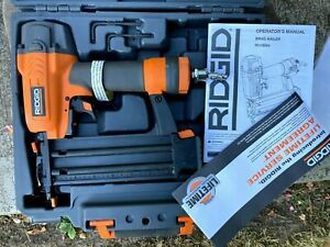 Rigid Pneumatic Brad Nail Gun R213BNA  5/8&#034; 2 1/8&#034; Fastener 18 gauge Guaranteed
