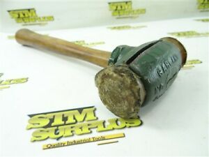 GARLAND 1-1/2&#034; RAWHIDE FACED SPLIT HEAD HAMMER MODEL NO. 2
