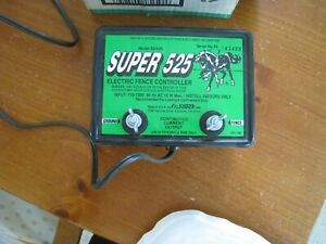 Fi-shock Super 525 SS-525  Electric Fence Energizer Controller Open Box Manual