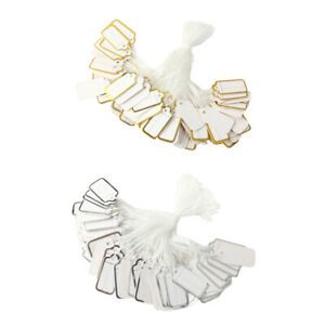 2Set Jewellery Rings Earrings Labels Price Tags Blank Price Watch Sale