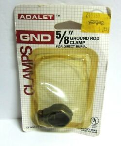 Adalet GND Electrical Direct Burial Ground Rod Clamp 5/8&#034; No. 35906
