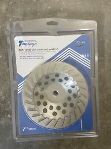 Diamond Vantage 7” grinding cup wheel Lot Of 4