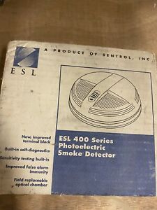 ESL Sentrol 400 Series Photoelectric Smoke Detector (THE BOX IS OLD)