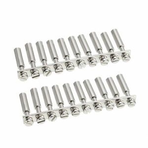 SAK-4EN DIN Rail Terminal Block 800V 32A 10 Positions Insert-Pull Strip 2 Pcs