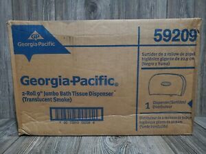 COMMERCIAL HYGIENE GEORGIA PACIFIC 2 ROLL 9&#034; JUMBO BATH TISSUE DISPENSER # 59209