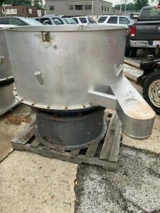 SCREENER 46&#034; DIAMETER ROUND 24&#034; DEEP DECK STAINLESS STEEL