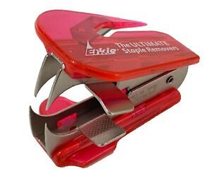 LOT OF 2 Ultimate Erkie Staple Remover with Pliers, and Letter Opener HOT PINK