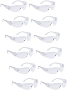 Roar Clear Safety Glasses 12 Pairs Per Box Eyewear Protective Glasses Safety Gog