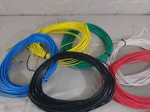 14 Gauge Wire White Green Red Black Primary AWG Stranded Copper Power Remote