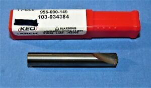 KEO - 3/8 Inch, 142° Point Angle, Solid Carbide SPOT DRILL