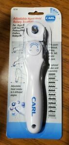 Open Box Missing Blade CARL CC10 Adjustable Hand Held Rotary Trimmer Left Or Rig