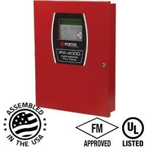 Potter Signal IPA-4000 Fire Alarm Control / Release Panel Brand New, sealed box