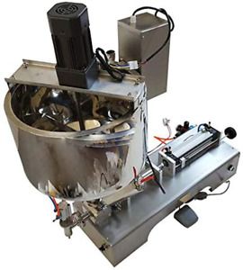 TECHTONGDA Paste Liquid Fill Machine with Heating and Mixing Hopper Single Head