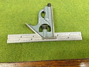 MITUTOYO 6” COMBINATION SQUARE 180-402 RULE WITH SCRIBE AND LEVEL BUILT IN