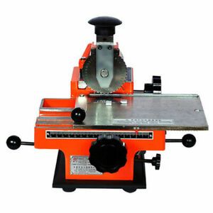 4mm Semi-Automatic Sheet Embosser Metal Stamping Machine Printer Marking Machine