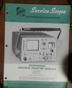 Tektronix Service Scope! Dec. 1966 Information Interpreting Spectrum Analyzer Di
