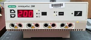 BIO-RAD PowerPac 200 Electrophoresis Power Supply SEE VIDEO [C1S4]