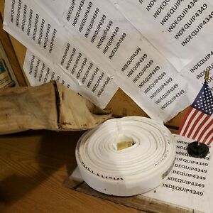 NEW GRAINGER APPROVED Underwriter Laboratories Fire Hose1-1/2&#034; ID x 50 ft *16G1*