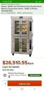 JA14g Jet Air Convection Ovens by Doyon/NU-VU restaurant commercial baking