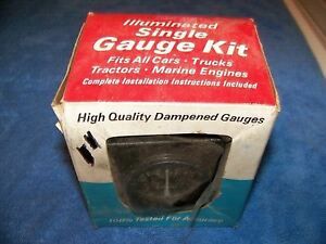 TRW Illuminated Ammeter 60-0-60 610510 Made in USA