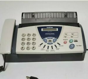 Brother 575 Personal Plain Paper Fax-575 Machine Phone Copier WORKS WITH INK!!