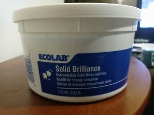 1- New...Ecolab Solid Brilliance Rinse Aid 6125395