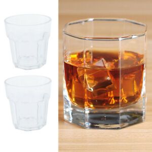 2 Pieces Plastic Acrylic Cup Transparent for Bar Pub Beer Mug, 150 ML