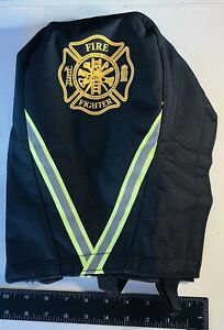 Melotough Firefighter Turnout SCBA Mask Bag With Fire Logo And Reflective Strips