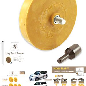 Decal Remover Eraser Wheel. Remove Car Decals, Vinyl &amp; Stickers in Minutes wi...