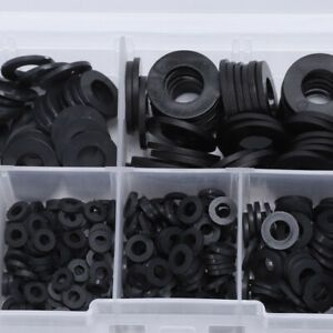 500pcs Nylon Gaskets Washer Assortment Set Flat Ring M2-M10 With Box Practical