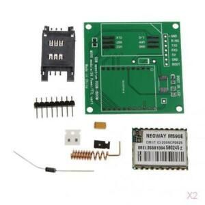 2x M590E GSM G Module 900m-1800m SMS Message DIY Kit M590 CPU MCU Test