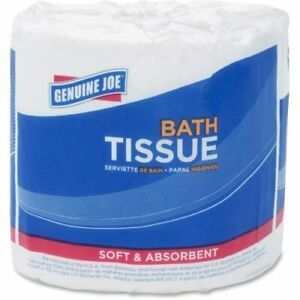 Genuine Joe 2-ply Standard Bath Tissue, 3&#034; x 4.50&#034;, White, 96 Rolls (GJO4550096)